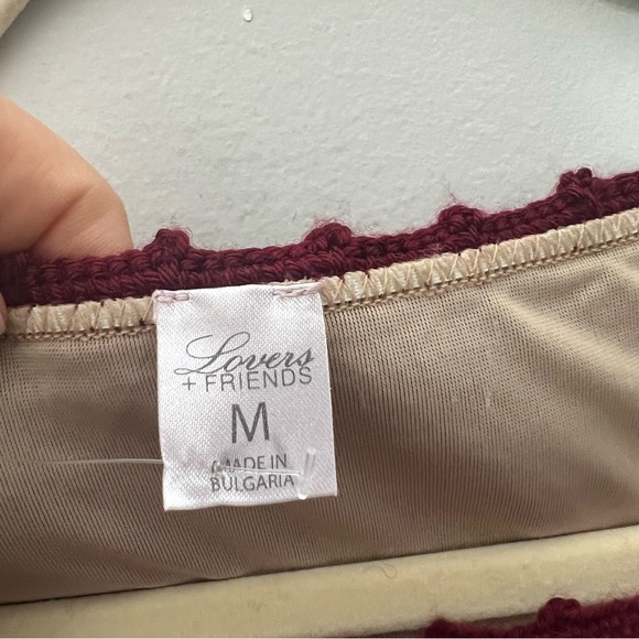 NEW Lovers and Friends Crochet String Bikini Bottom Bathing Suit Swim Medium 449 - Picture 6 of 8